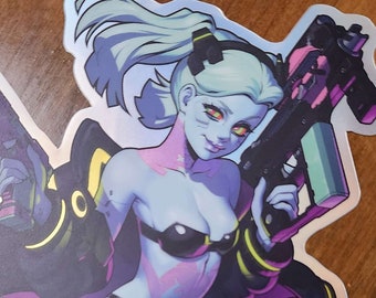 EdgeRunners Rebecca Holo Vinyl Sticker