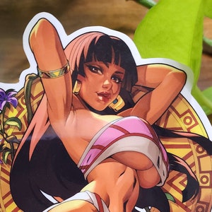 Chel, The Golden Beauty Clear Sticker