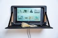 Wall mounted folding Monitor Murphy desk