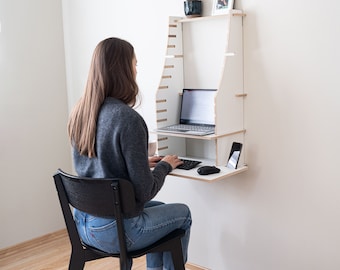 Wall Mounted Sit - Stand Desk