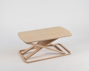 Modern plywood Adjustable Desk riser