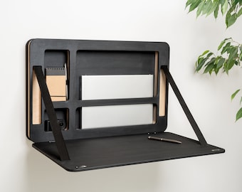 Minimalist Murphy Desk - Wall mounted