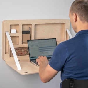Space Saving - Wall Mounted Murphy Desk