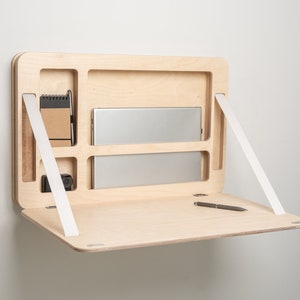 Space Saving - Wall Mounted Murphy Desk - Etsy
