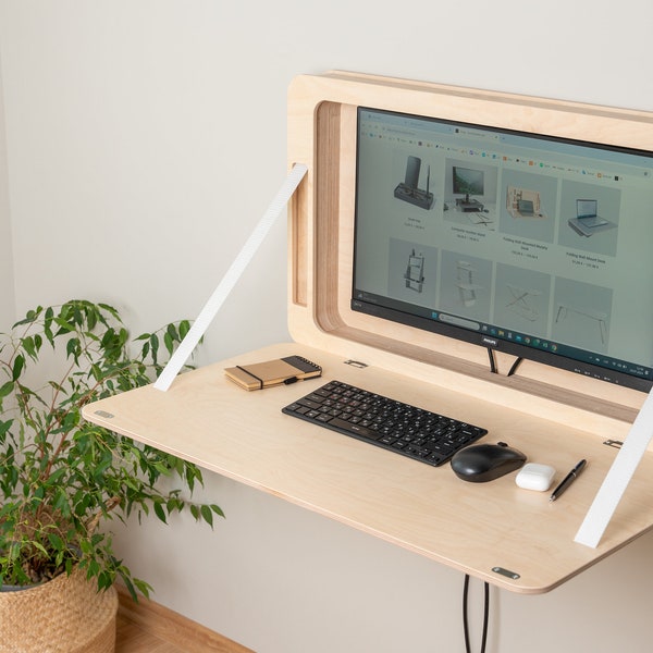 Wall Mounted folding Murphy desk