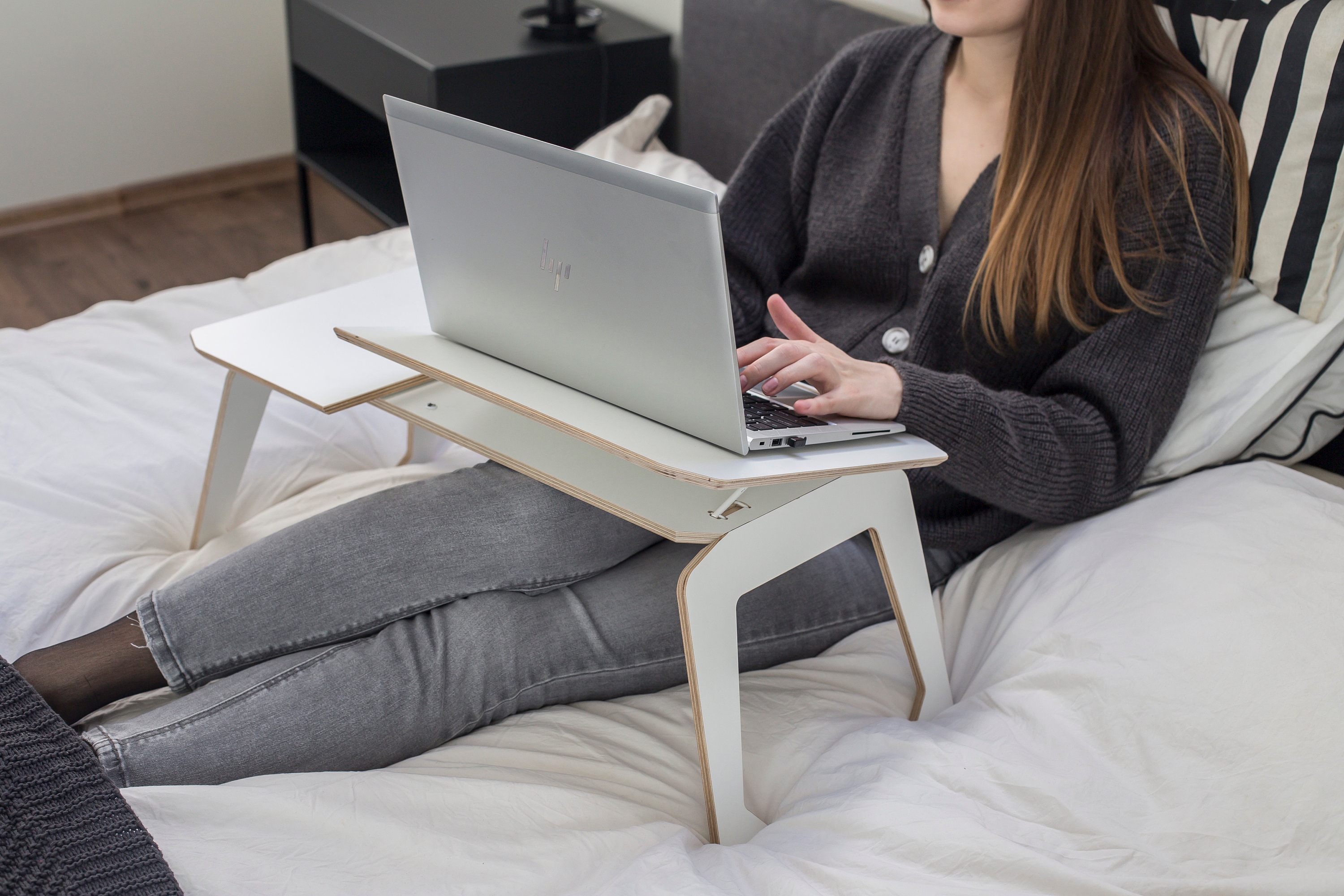 Eindig lager klink Laptop Stand Lap Desk Sit Stand Desk Bed Table Foldable - Etsy