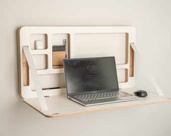 Minimalist Wall mounted Murphy Desk - Hideaway Desk