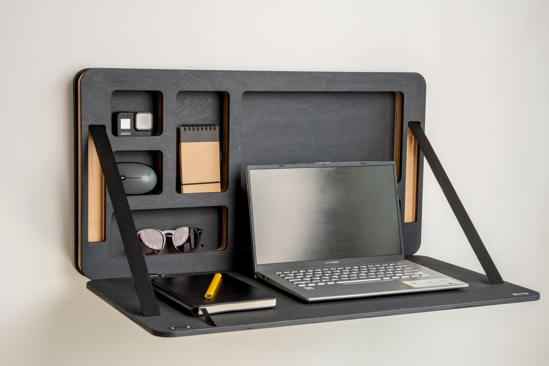 Wall mount folding laptop desk discount