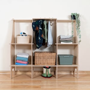 Meubles Montessori, penderie pour enfants, porte-déguisement, porte-vêtements
