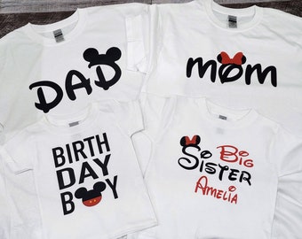 Custom Birthday Shirt, Matching Family Shirts, Themed..