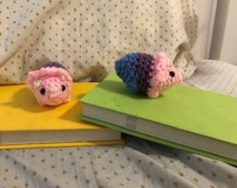 Crochet Pride Bisexual Triceratops