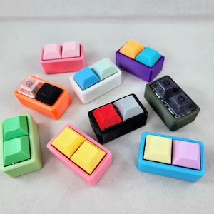 Click Brick Lite Double Key Switch Fidget Toy