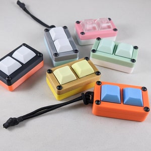 Click Brick Double Key Switch Fidget Toy