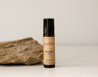 Rodillo de mezcla de aceite esencial de Palo Santo para el alivio del dolor muscular, dolor de articulaciones, cuello, dolor de hombro y dolores corporales. ¡Siente cómo el dolor se derrite!