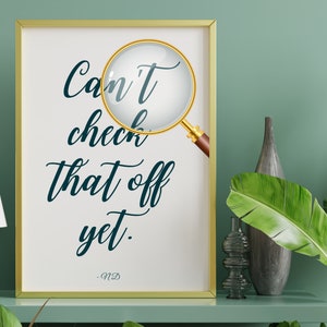 Can&#39;t Check That Off Yet, Nancy Drew, Her Interactive, Quote, Game, Nancy Drew quote, wall art, digital download, to do list, print, office