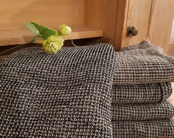 Natural Linen Bath Towel,Waffle Pattern Linen,Lovely Gift For Home from ECO Friendly Linen,Linen Massage Towels.