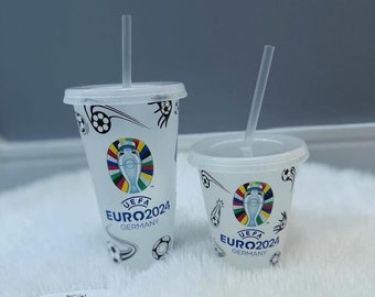 Dad and Mini Euros cold cups