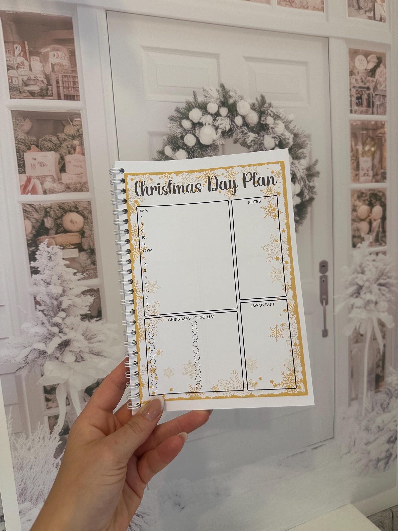 Personalised Christmas Planner