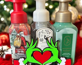 Grinch Bath and body works foaming soap holder