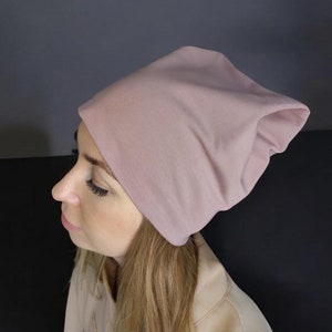Organic Cotton Slouchy Beanie, Soft Everyday Beanie for Women