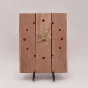 Wooden wall clock, handcrafted in Colorado