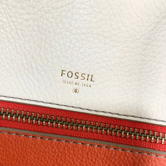 Fossil Orange Leather Handbags - Etsy