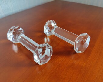 Decorative Vintage Glass Knife Rests For Table Display