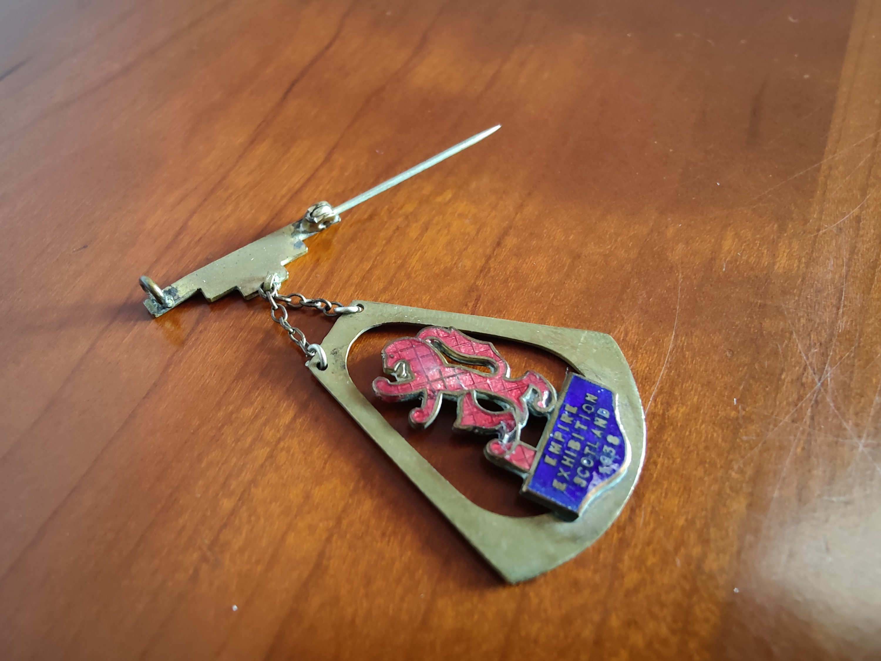 Empire Exhibition Scotland 1938 Enameled Visitors Souvenir Badge. Etsy
