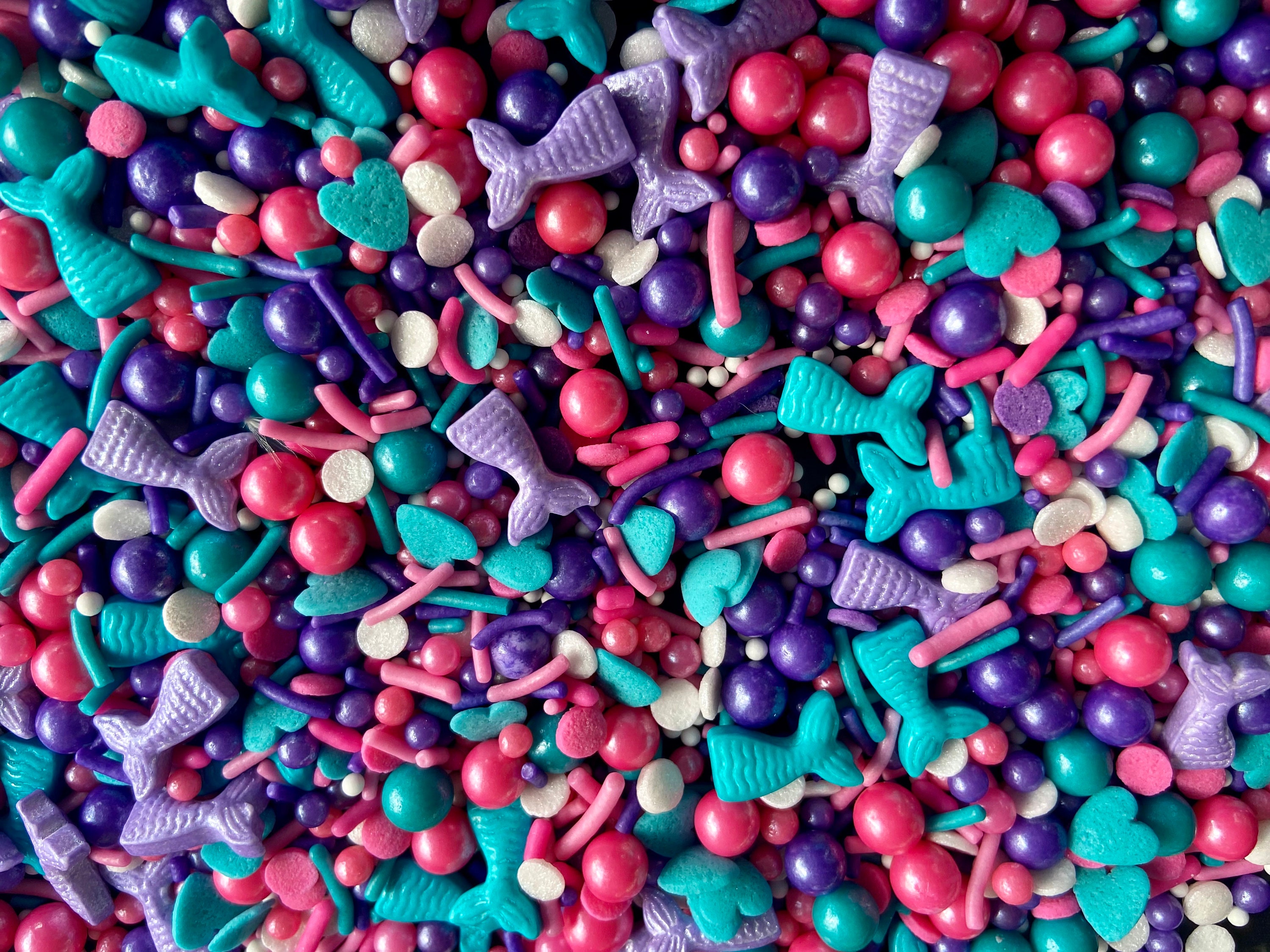 Custom Mermaid Sprinkles Jimmies Pink Purple Teal Blue Etsy