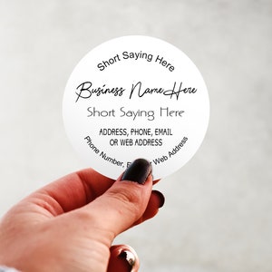 Pegatinas comerciales personalizadas -Etiquetas redondas brillantes de agradecimiento para pequeñas empresas -Empaquetado personalizado impreso del producto -Logotipo -Pequeño y grande
