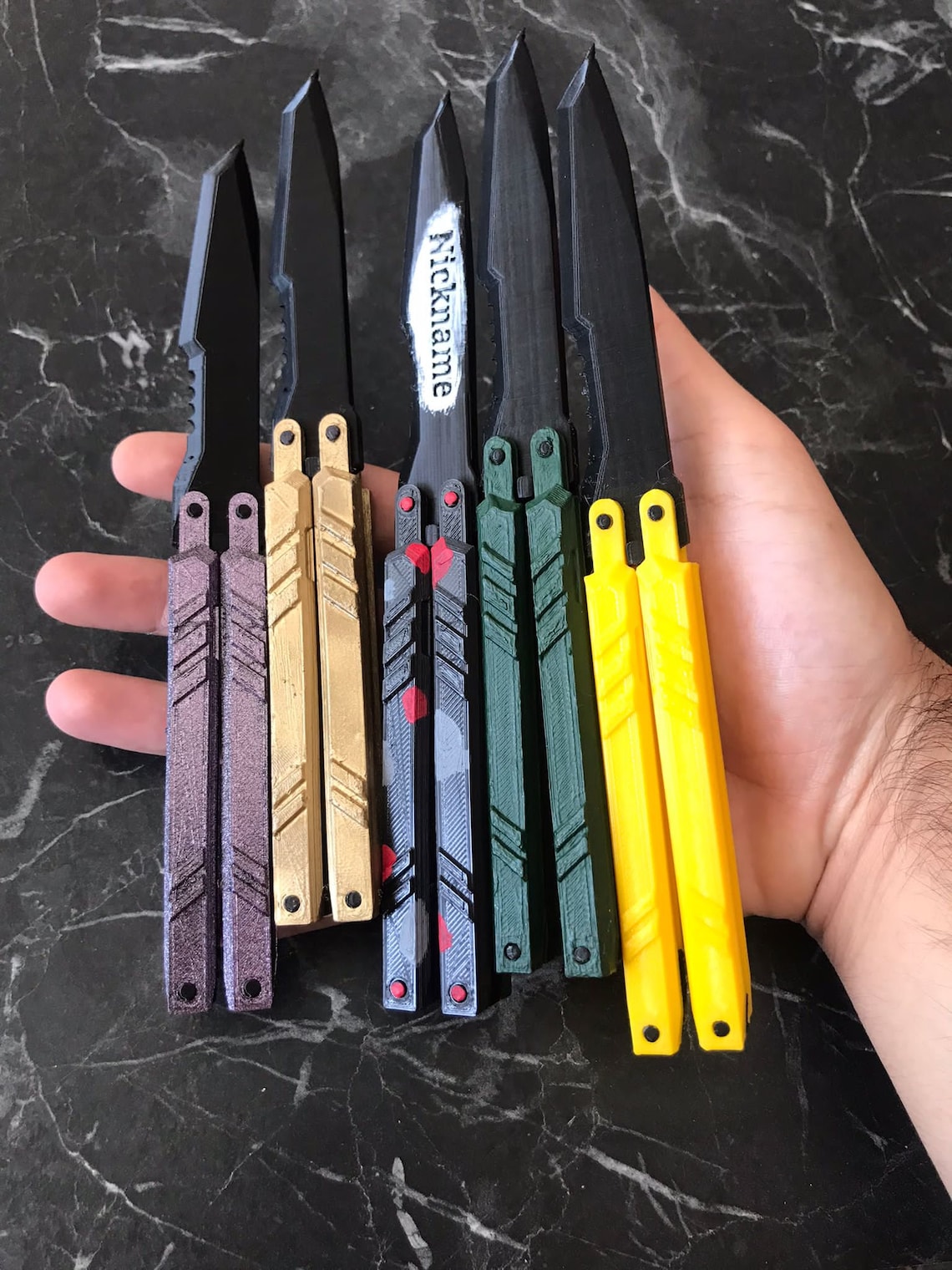 Valorant Recon Knife / Valorant Butterfly Knife / 3D Printed / Etsy India