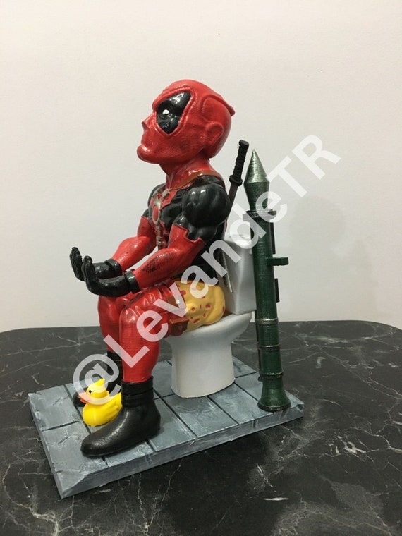 Deadpool Controller Stand / Phone Holder / Deadpool Figure / Deadpool Phone  Stand /big Version 