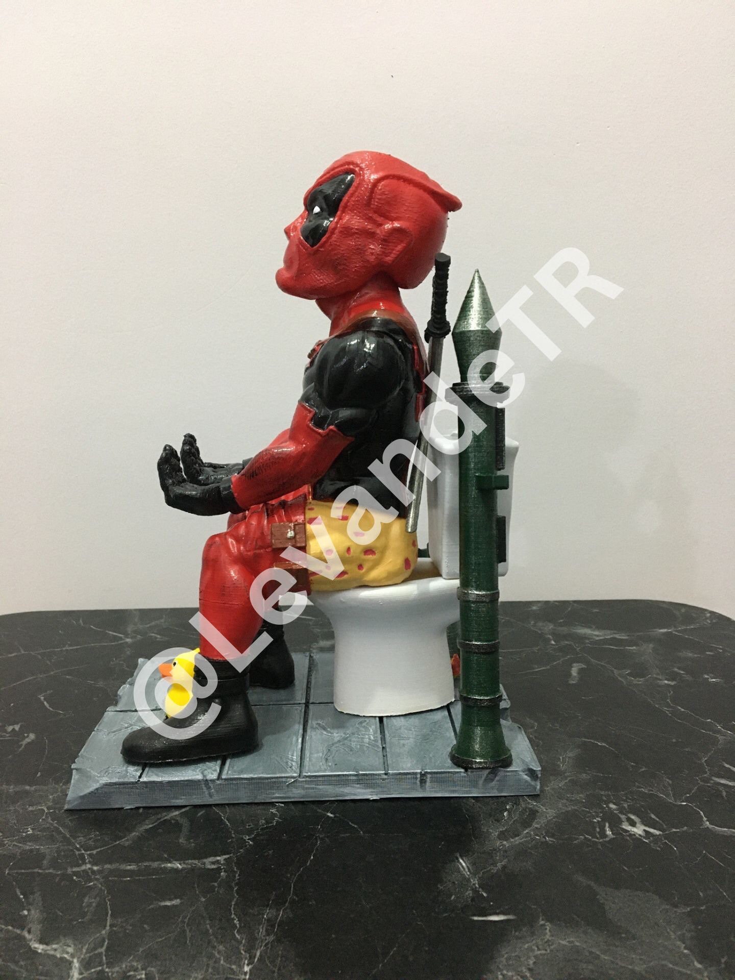 Figurine support manette - Deadpool - Figurines