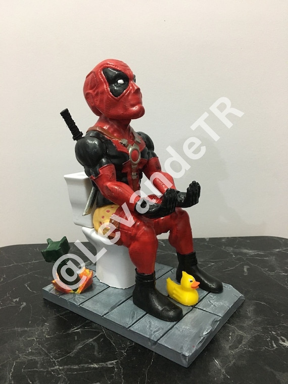 Deadpool Controller Stand / Phone Holder / Deadpool Figure / Deadpool Phone  Stand /big Version 