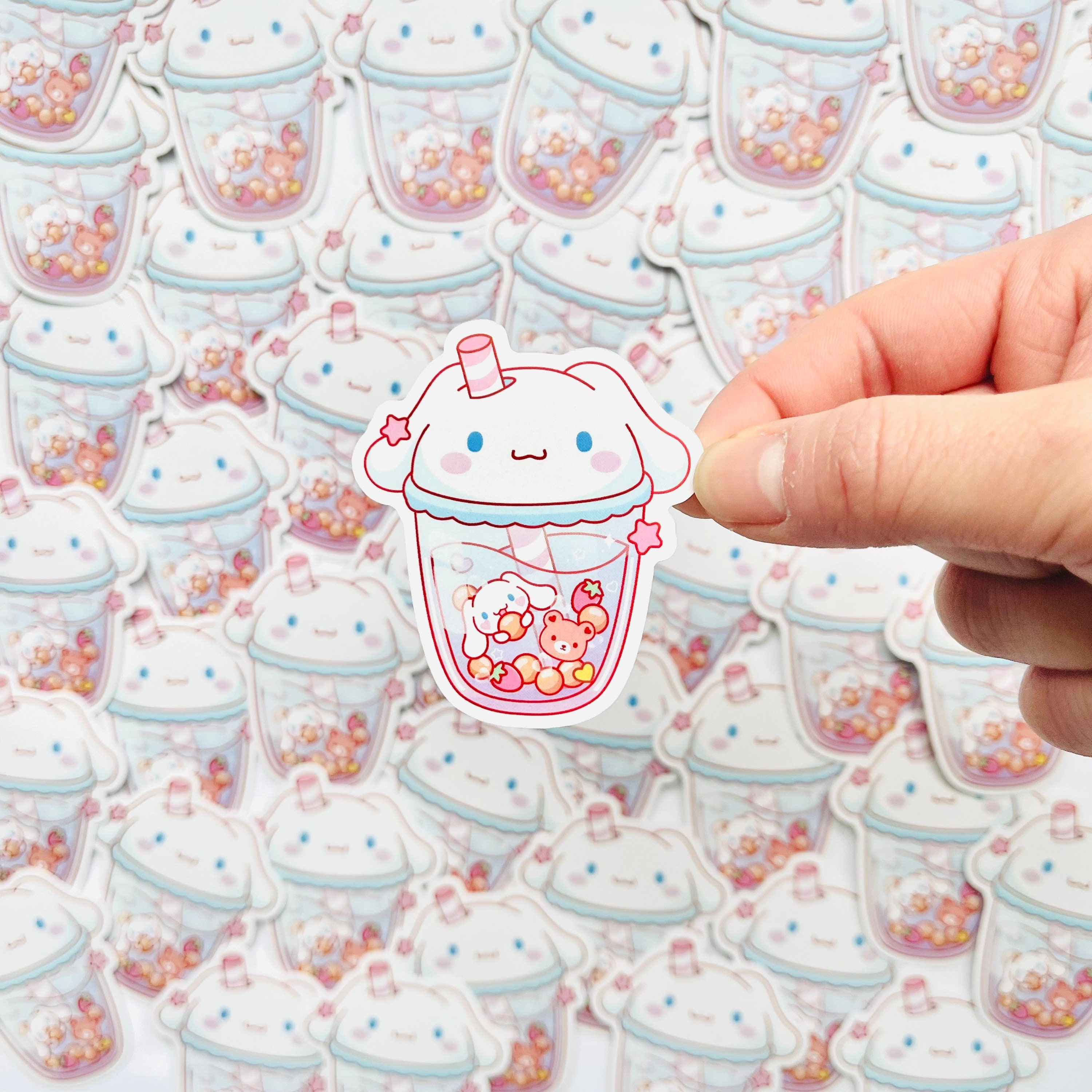Sanrio Cinnamoroll Boba Tea Diecut Sticker 6cm Etsy