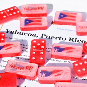 Custom Puerto Rican Dominoes • Personalized Dominoes Gift Set• Made-to-Order Dominoes Gift • Gift for Him • Gift for Her • PR Dominoes