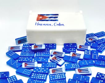 Double 9 Dominoes • Personalized Domino Gift • Family Night Domino Set • Party Games Dominoes • Cuban Dominoes • Made-to-Order Dominoes