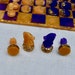 Regal Purple Gold Chess & Checkers Set • Custom Purple Gold Chess ...