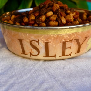 Personalized Dog Bowl – Personalized Cat Bowl – Pet Bowl with Name - Personalized Metal Dog Bowl - Custom Pet Bowl - Pet Lover Gift
