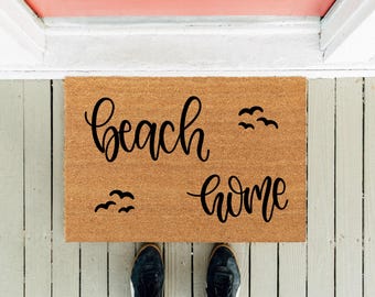 Zerbino per casa al mare: divertente zerbino di benvenuto, decorazione per patio esterno