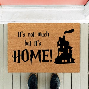 It&#39;s Not Much But It&#39;s Home | Funny Doormat | Funniest Doormat | Homeowner Door Mat | Front Door| Housewarming Gift | Funny Gift | Movie Mat
