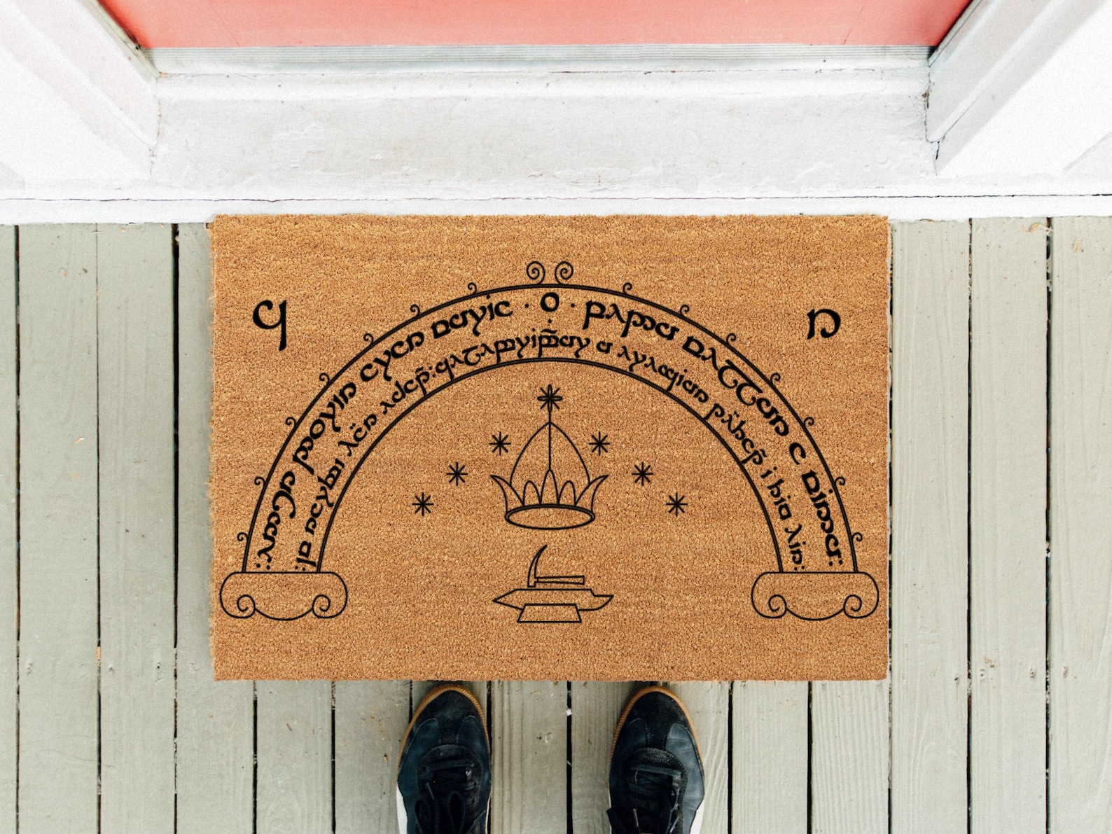 Speak Friend and Enter Doormat: Lord of the Rings Inspired Coir Mat