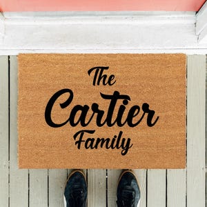 Personalized Doormat | Custom Doormat | Last Name Doormat | Housewarming Gift | Closing Gift | Realtor | New Home Gift | Welcome Door Mat