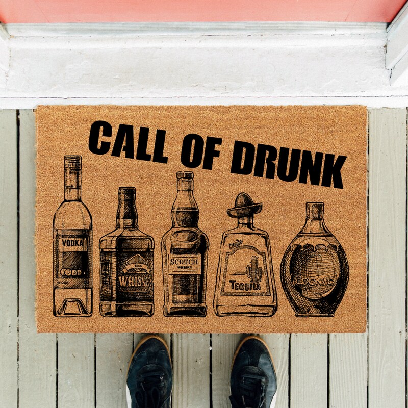 Alcohol Doormat - Etsy