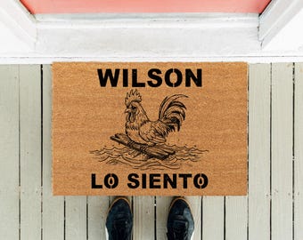"Wilson Lo Siento Fußmatte: Lustiges Viral Meme Geschenk