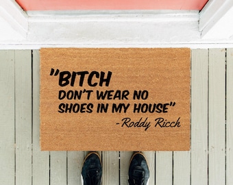Roddy Ricch Doormat | Funny Rap Quote Coir Rug