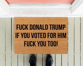 Witzige Politische Fußmatte: Ungeliebte Anti-Trumpf Kokos-Matte