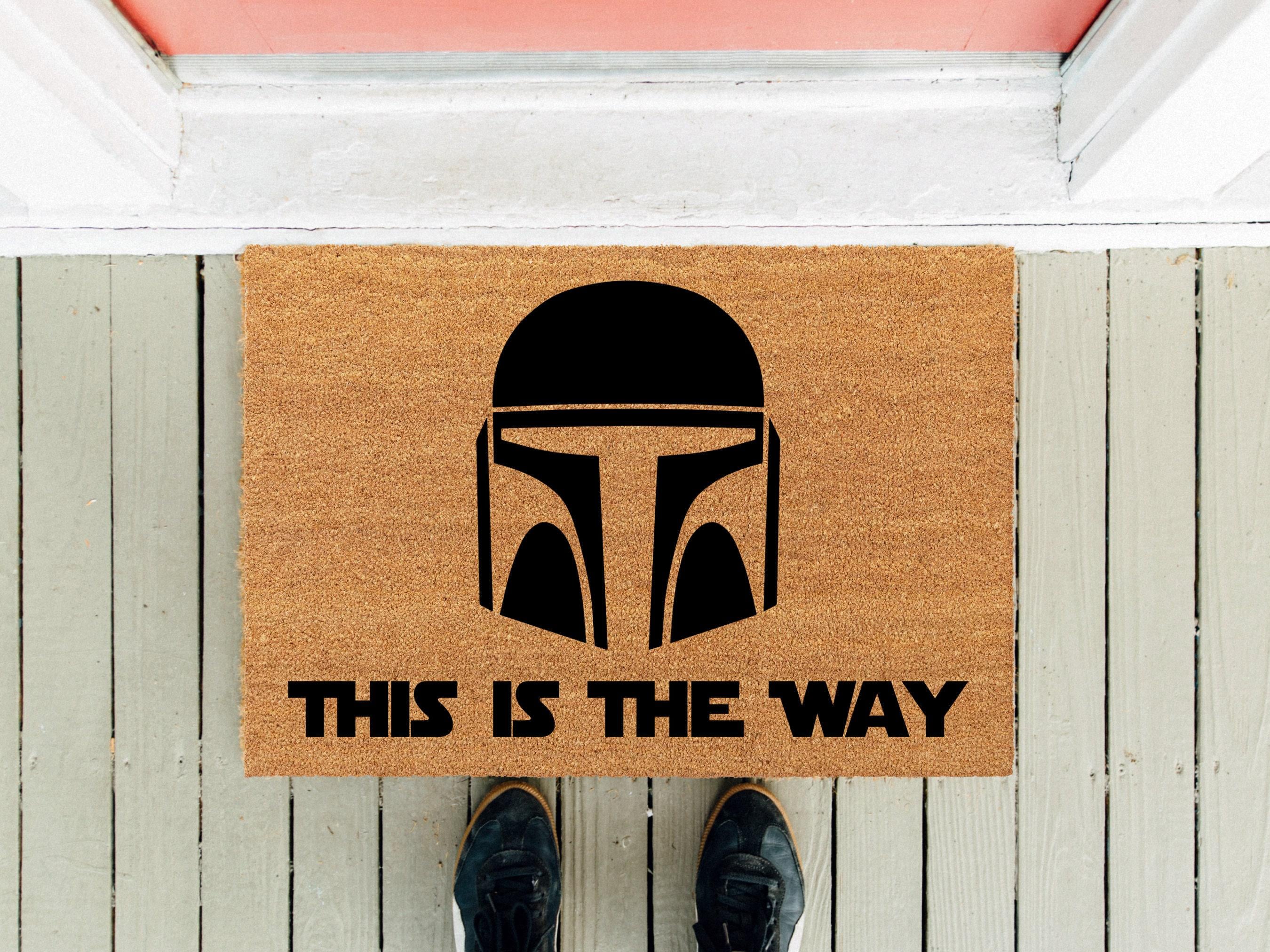 マンダロリアンの玄関マット「This is the Way」｜スターウォーズの