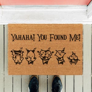 Yahaha! Korok Seed Doormat: Funny Video Game Door Rug