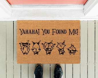 Yahaha! Korok Seed Doormat: Funny Video Game Door Rug